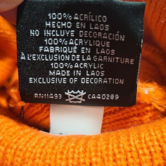 New Era Oklahoma State Cowboys Beanie Hat Orange OSU Pistol Pete Pom Pom Knit - Picture 10 of 10